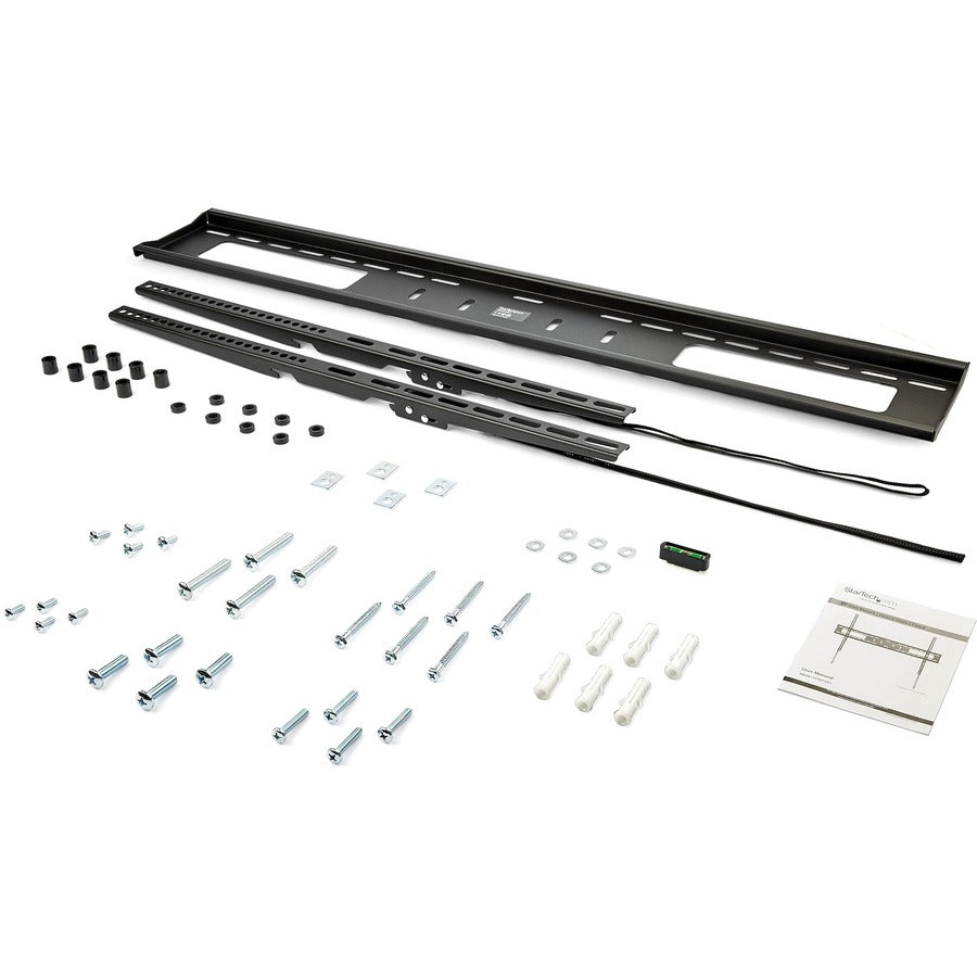 StarTech.com FPWFXB1 Wall Mount for Flat Panel Display, Curved Screen Display - Black