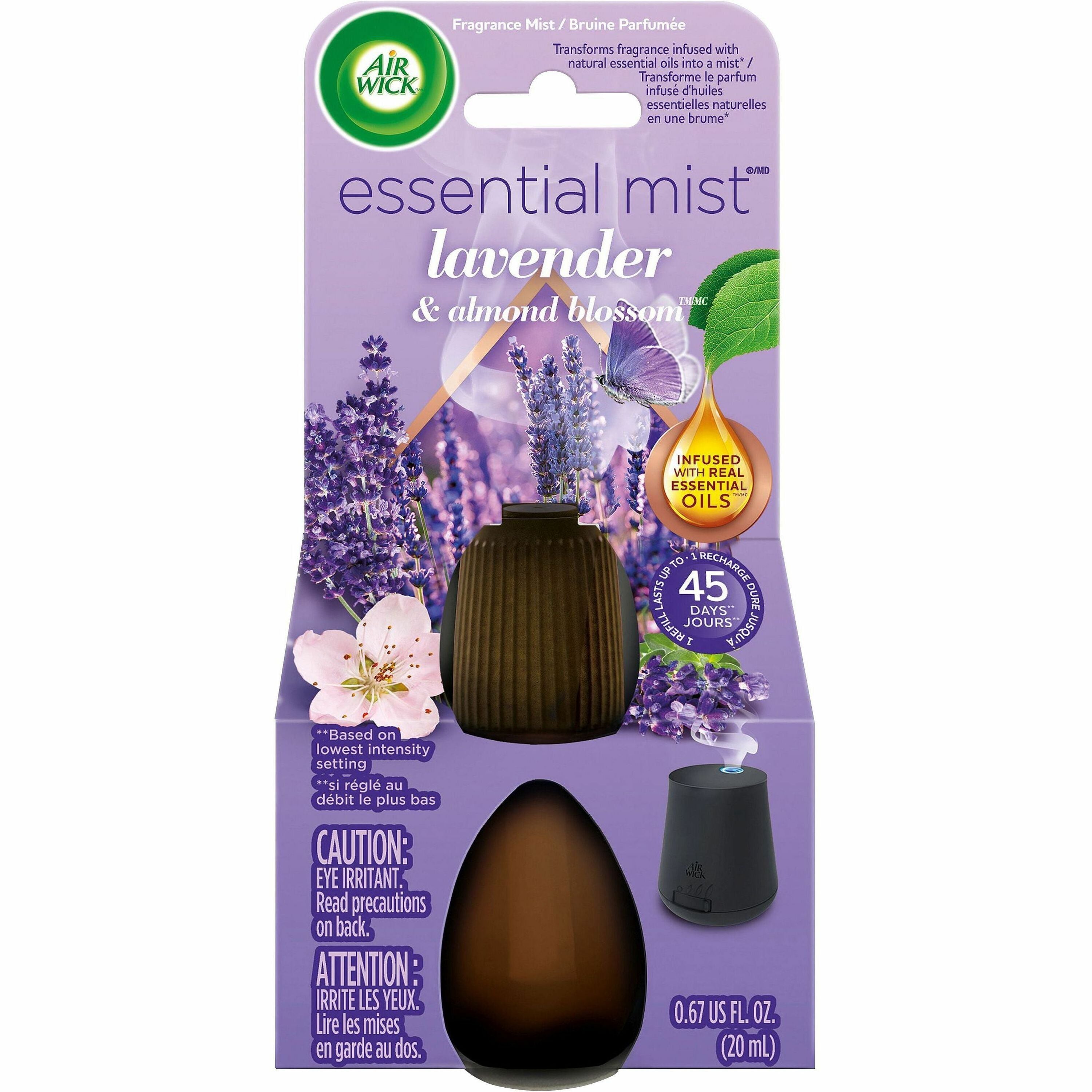 Oil - 0.7 fl oz (0 quart) - Lavender & Almond Blossoms - 45 Day - Long Lasting - 1 Each