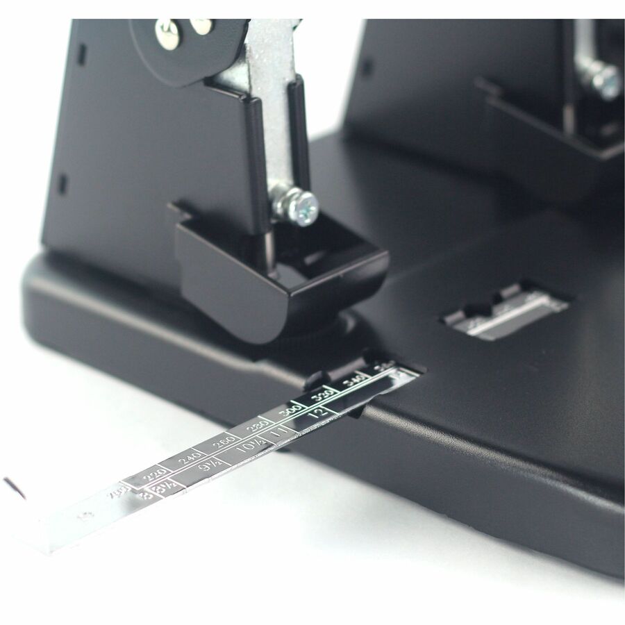 Business Source Adjustable Three-hole Punch