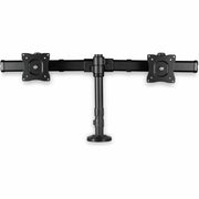 StarTech.com Desk Mount for Monitor - Black - Height Adjustable - 2 Display(s) Supported - 27" Screen Support - 35.27 lb Load Capacity - 75 x 75, 100 x 100 - Steel, Aluminum, Plastic - 1 Each