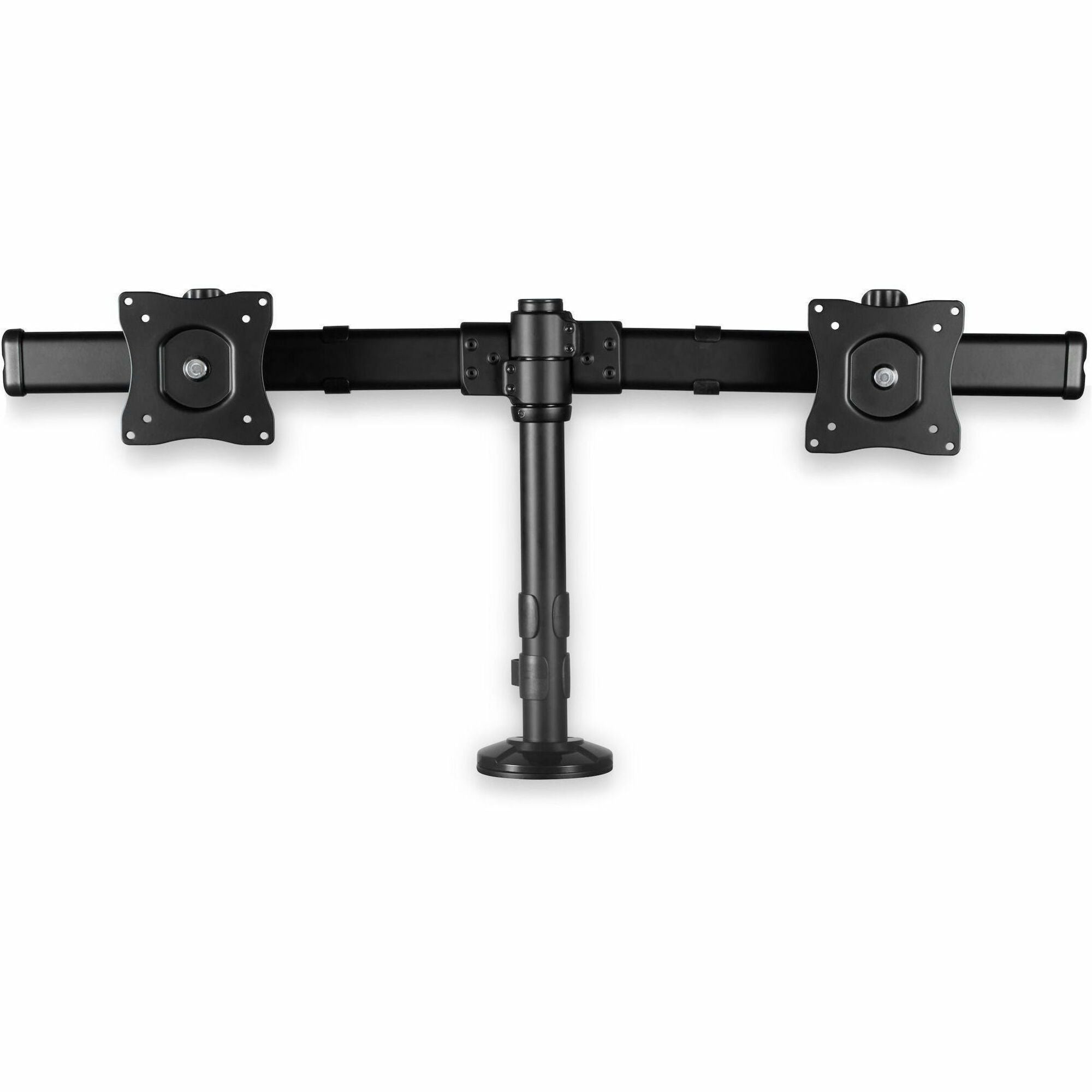 StarTech.com Desk Mount for Monitor - Black - Height Adjustable - 2 Display(s) Supported - 27" Screen Support - 35.27 lb Load Capacity - 75 x 75, 100 x 100 - Steel, Aluminum, Plastic - 1 Each