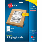 5 1/2" Width x 8 1/2" Length - Permanent Adhesive - Rectangle - Inkjet - Matte - White - Paper - Permanent Adhesive, Jam Resistant, Smudge Resistant, Customizable, Stick & Stay - 2 / Sheet - 25 Total Sheets - 50 Total Label(s) - 1 Pack