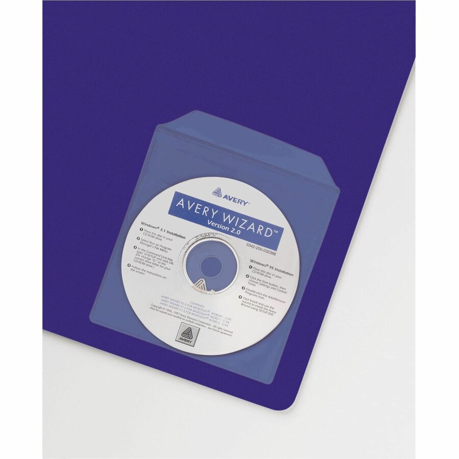10 x CD/DVD Capacity - Top Loading - Clear - Vinyl - 1 Pack