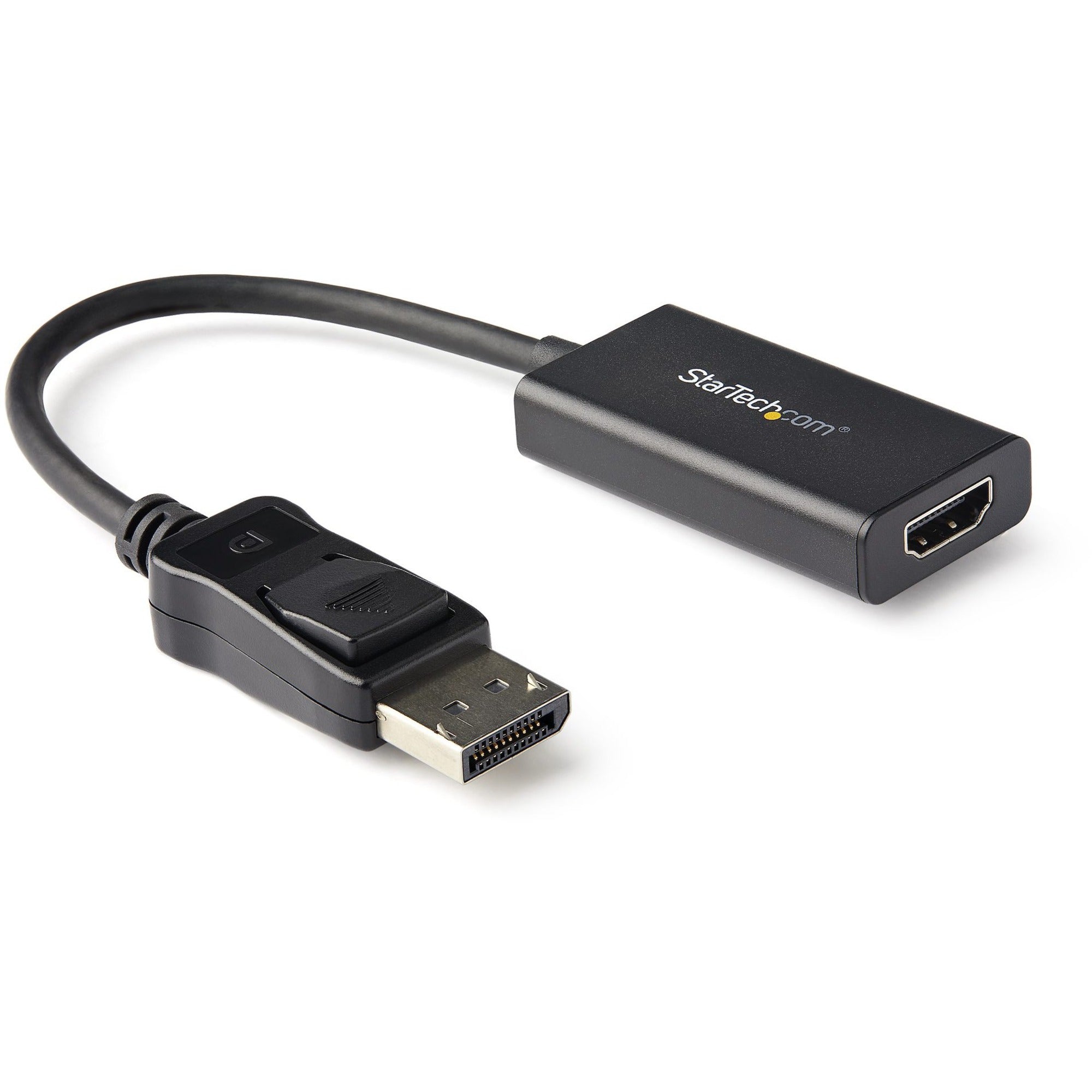 StarTech.com DisplayPort To HDMI Adapter with HDR - 4K 60Hz - Black