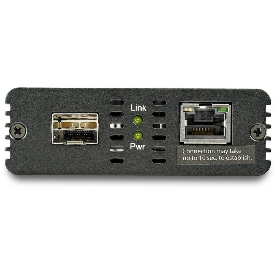 StarTech.com 10Gb Ethernet Fiber Media Converter with Open SFP+ Slot