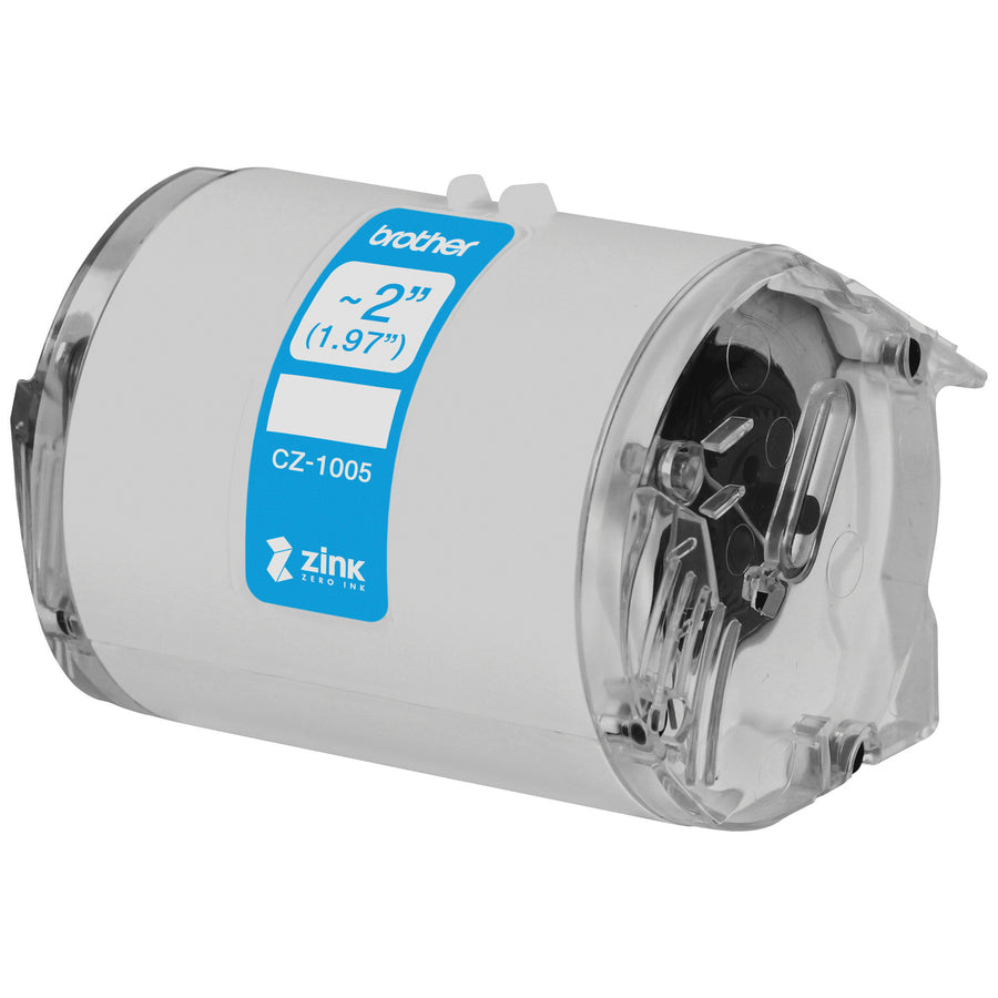 Brother Multipurpose Label - 1 31/32" Width - Zero Ink (ZINK) - Paper - Water Resistant - 1 Each