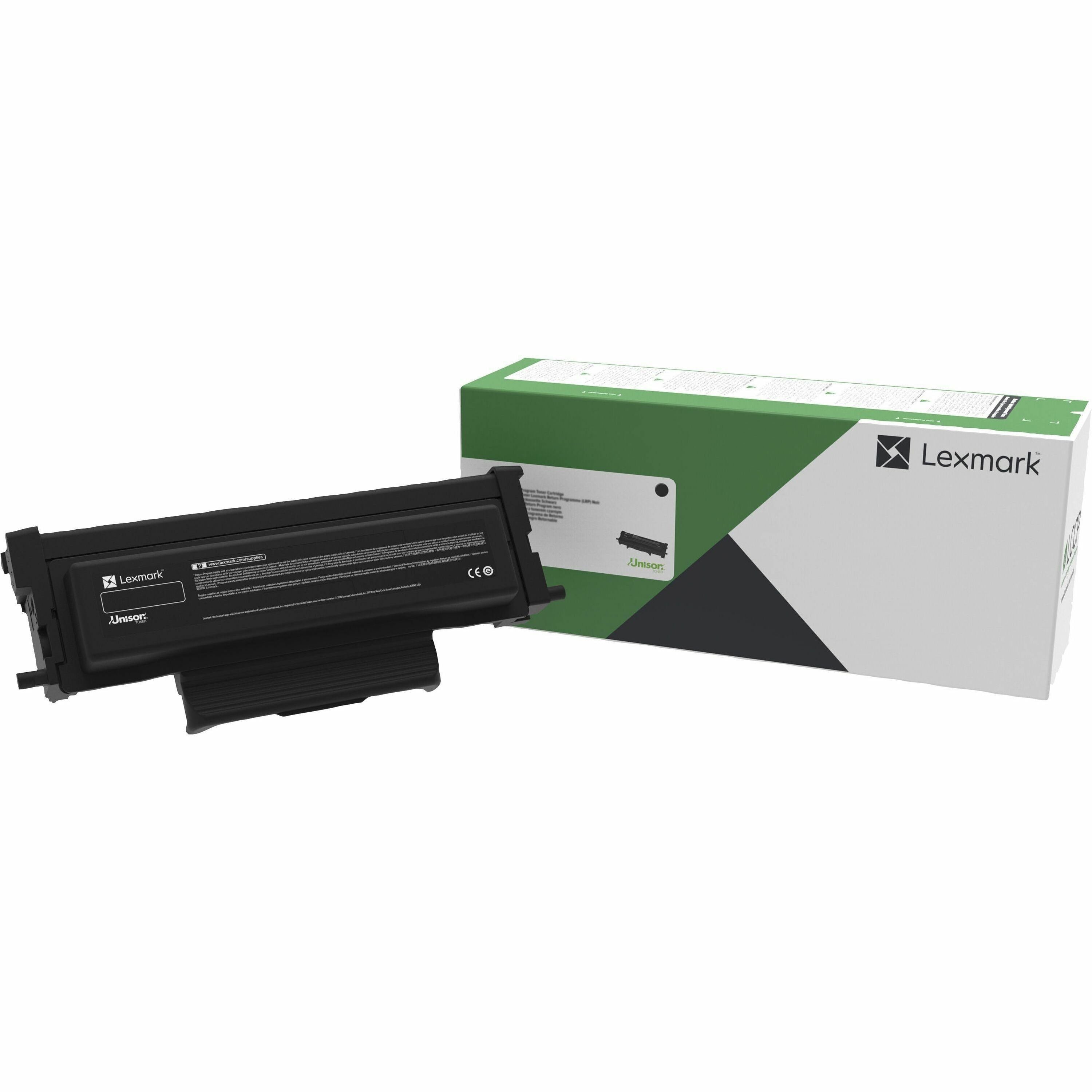 Lexmark Unison Original High Yield Black Laser Toner Cartridge, 3000 Pages, 1 Each