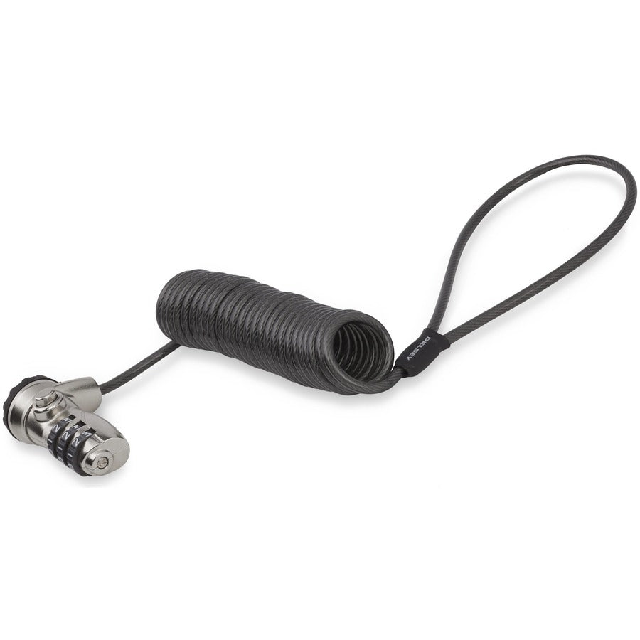 StarTech.com Laptop Combination Cable Lock - Self-Coiling Cable- 3-Digit Lock