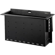 StarTech.com Dual-Module Conference Table Connectivity Box with Cable Organizer