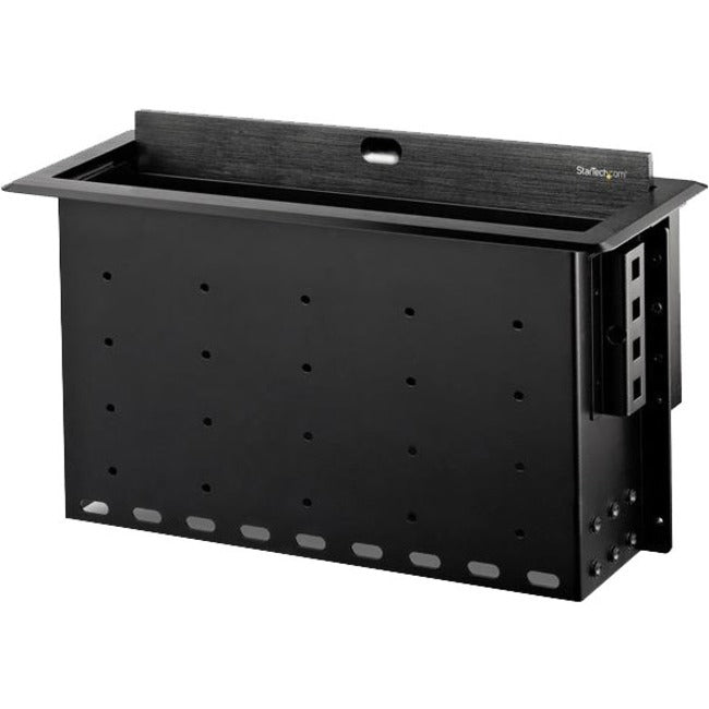 StarTech.com Dual-Module Conference Table Connectivity Box with Cable Organizer