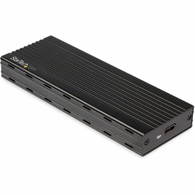 StarTech.com Drive Enclosure - USB 3.1 Type C Host Interface - UASP Support External - Black - 1 x SSD Supported - 1 x Total Bay - Aluminum, Plastic