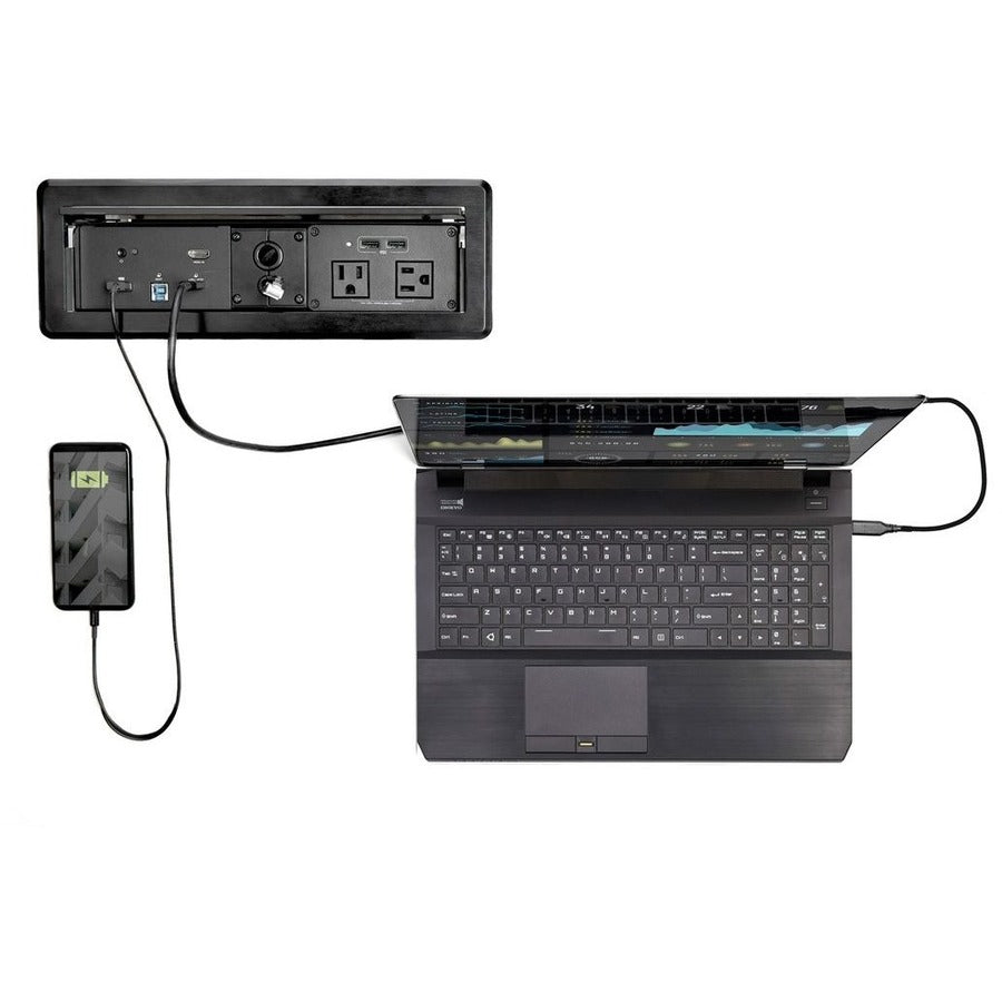 StarTech.com Cable-Management Module for Conference Table Connectivity Box