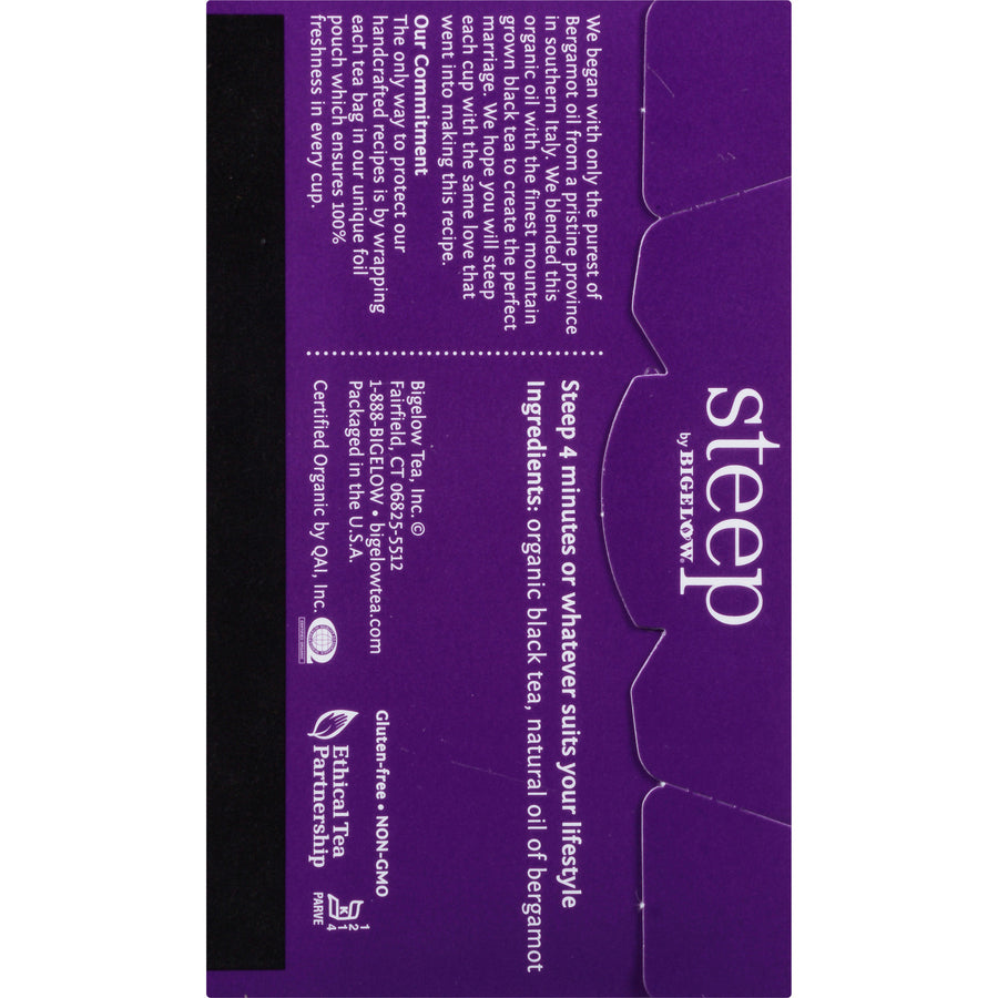 Black Tea - 1.3 oz - 20 Teabag - GMO Free - Kosher - Organic - 20 / Box