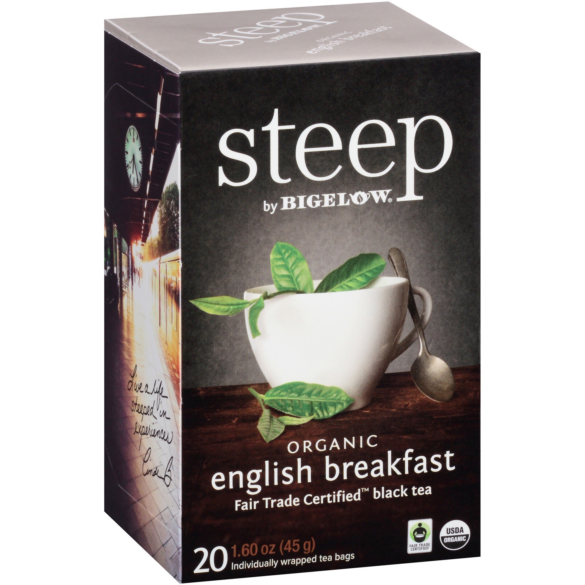 Black Tea - 1.6 oz - 20 Teabag - Caffeinated - GMO Free - Kosher - Organic - 20 / Box
