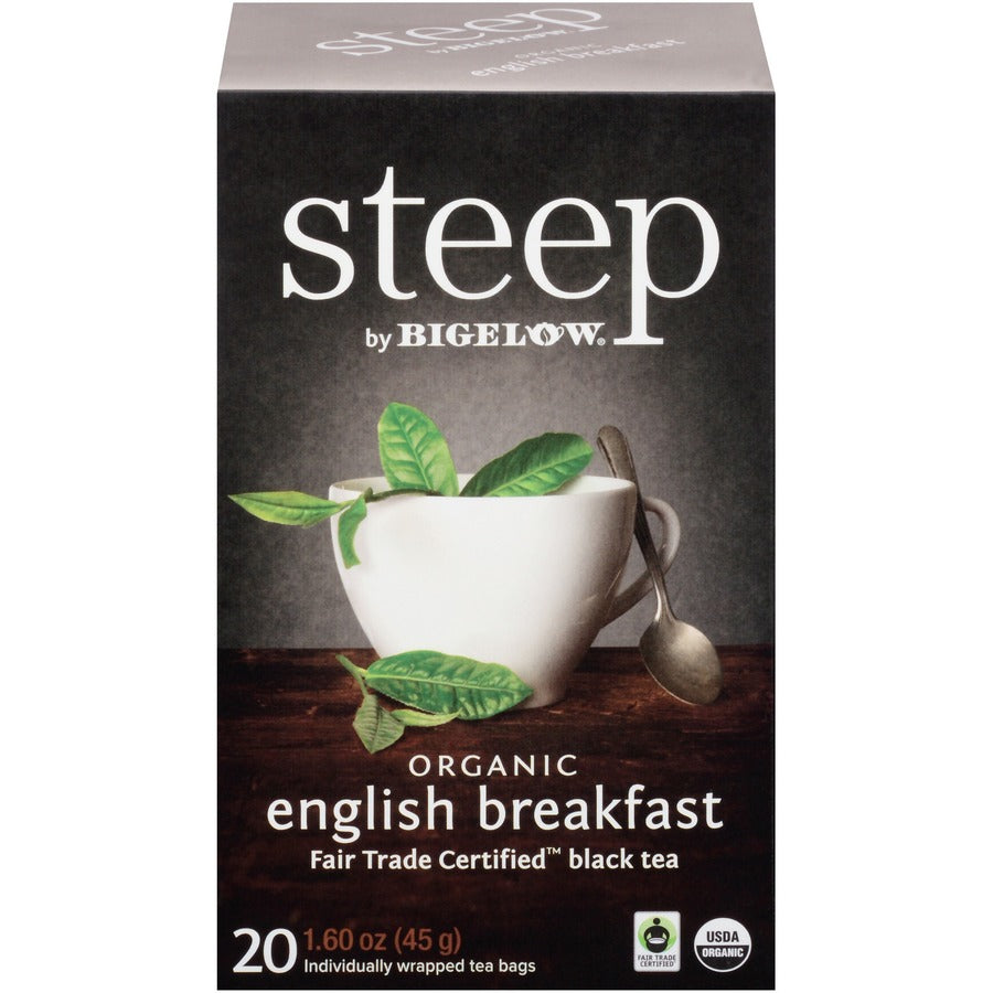 Black Tea - 1.6 oz - 20 Teabag - Caffeinated - GMO Free - Kosher - Organic - 20 / Box