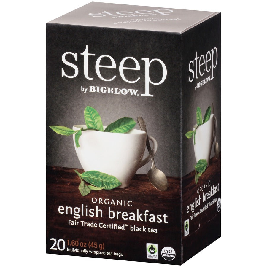Black Tea - 1.6 oz - 20 Teabag - Caffeinated - GMO Free - Kosher - Organic - 20 / Box