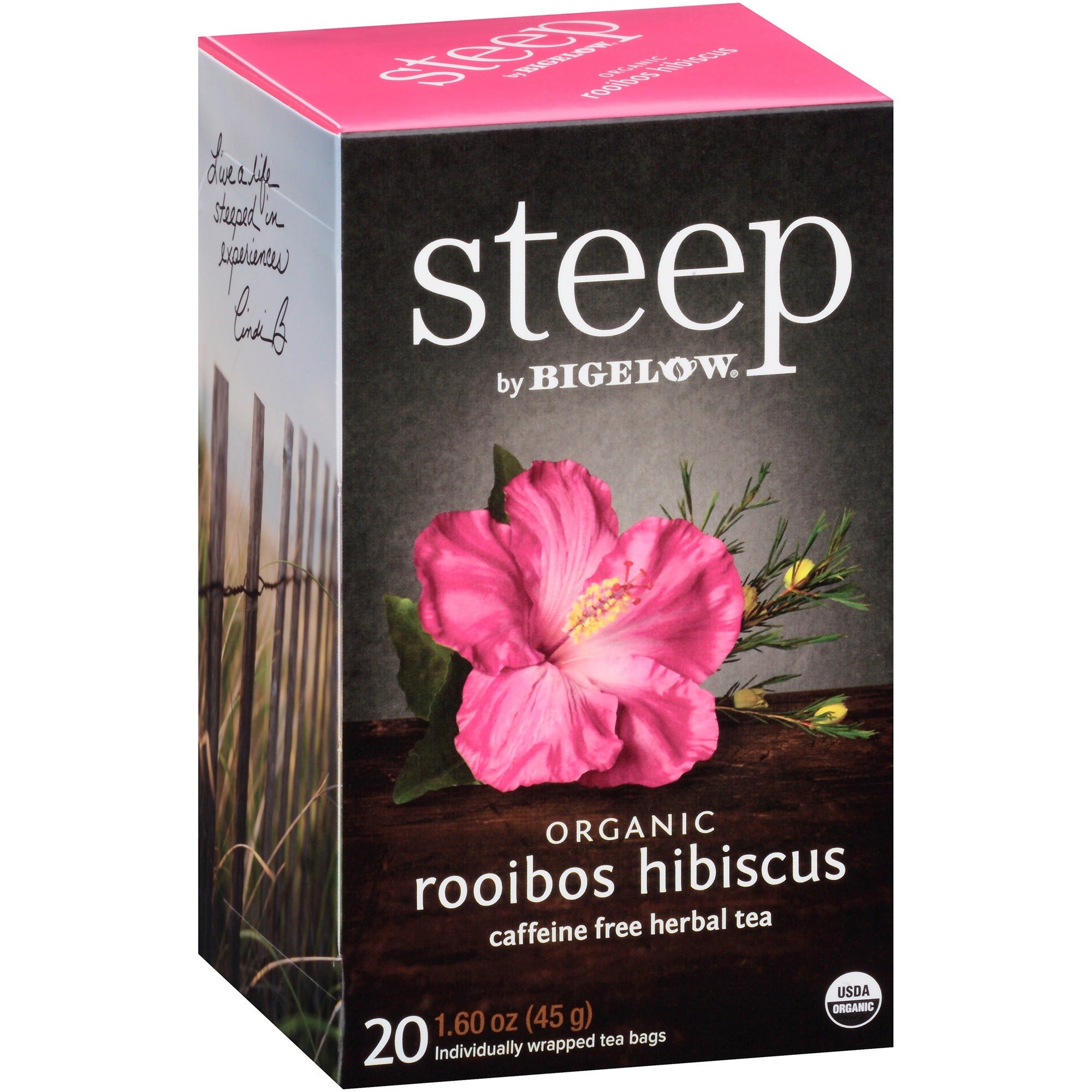 Herbal Tea - 1.6 oz - 20 Teabag - Decaffeinated - GMO Free - Kosher - Organic - 20 / Box