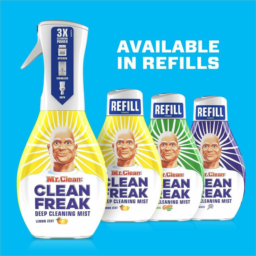 Mr. Clean Deep Cleaning Mist - 16 fl oz (0.5 quart) - Gain Scent - Easy to Use, Disinfectant, Deodorize - Multi - 1 Each