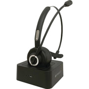 Wireless - Bluetooth - 33 ft - Over-the-head - Noise Cancelling Microphone - Noise Canceling - Black