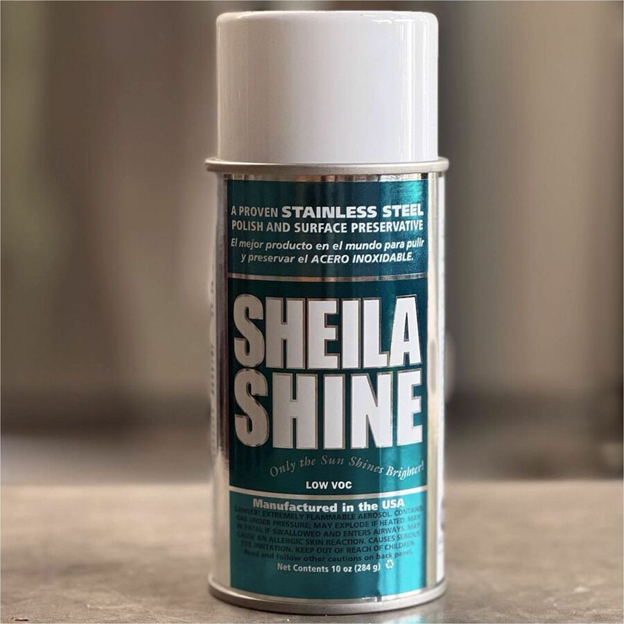 Sheila Shine Stainless Steel Polish - 10 fl oz (0.3 quart) - White - 1 Each