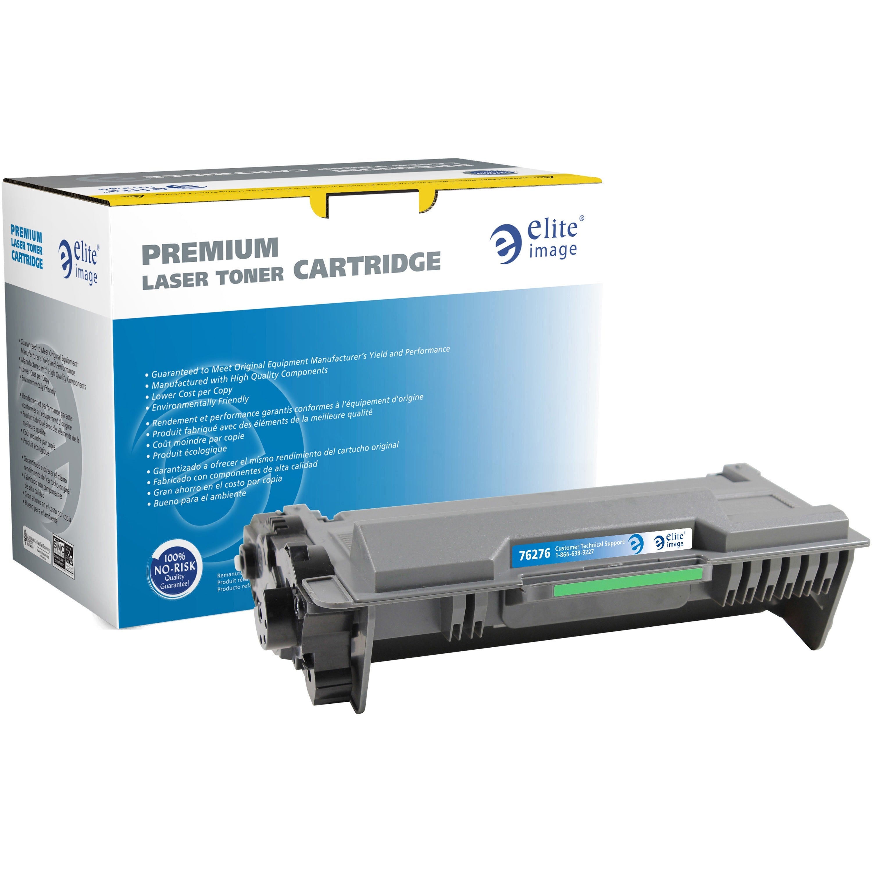 Elite Image Remanufactured Laser Toner Cartridge TN820 (TN820) - Black - 1 Each