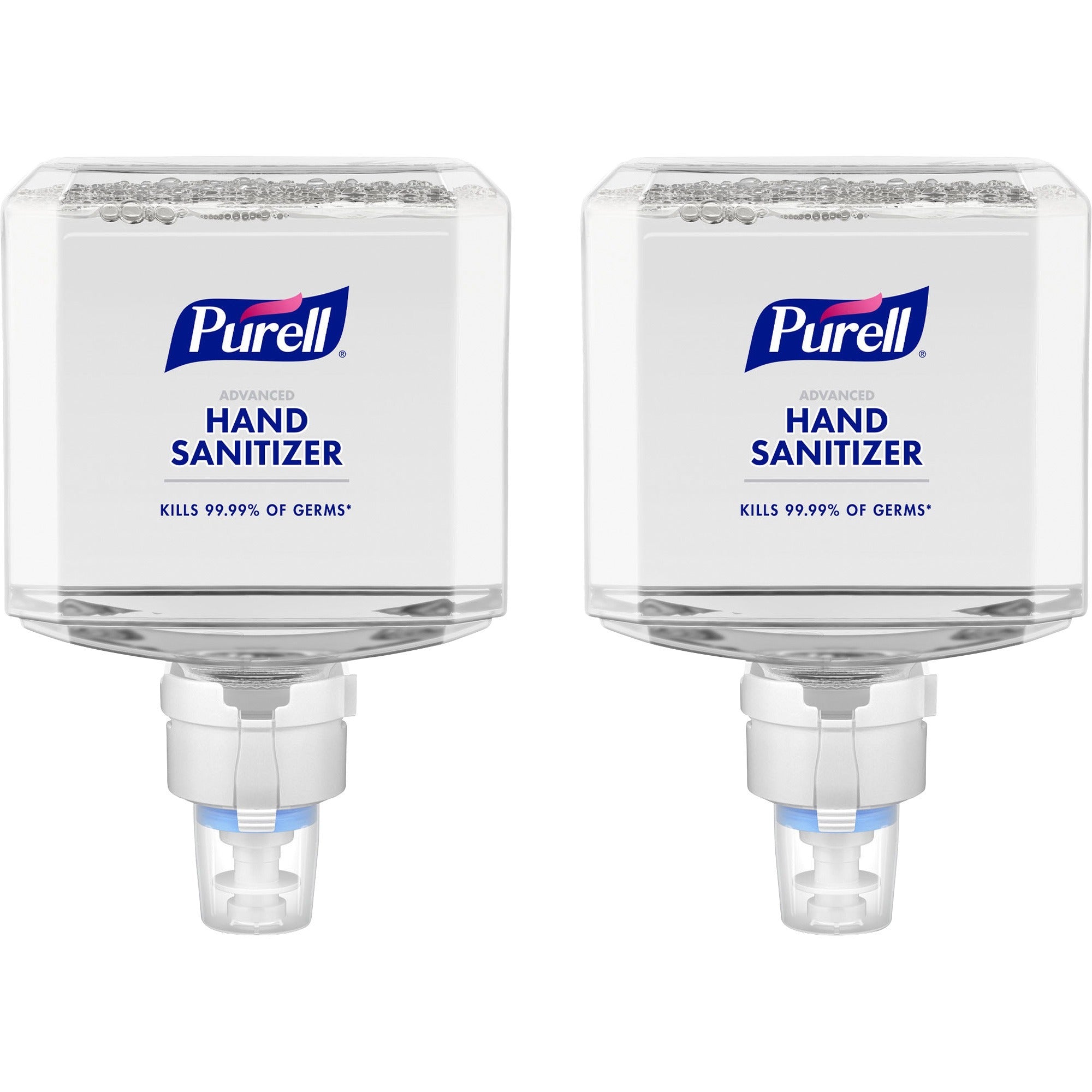PURELL&reg; Advanced Hand Sanitizer Foam Refill - Clean Scent - 1.27 quart - Touchless Dispenser - Kill Germs - Hand - Clear - Dye-free, Bio-based - 2 / Carton