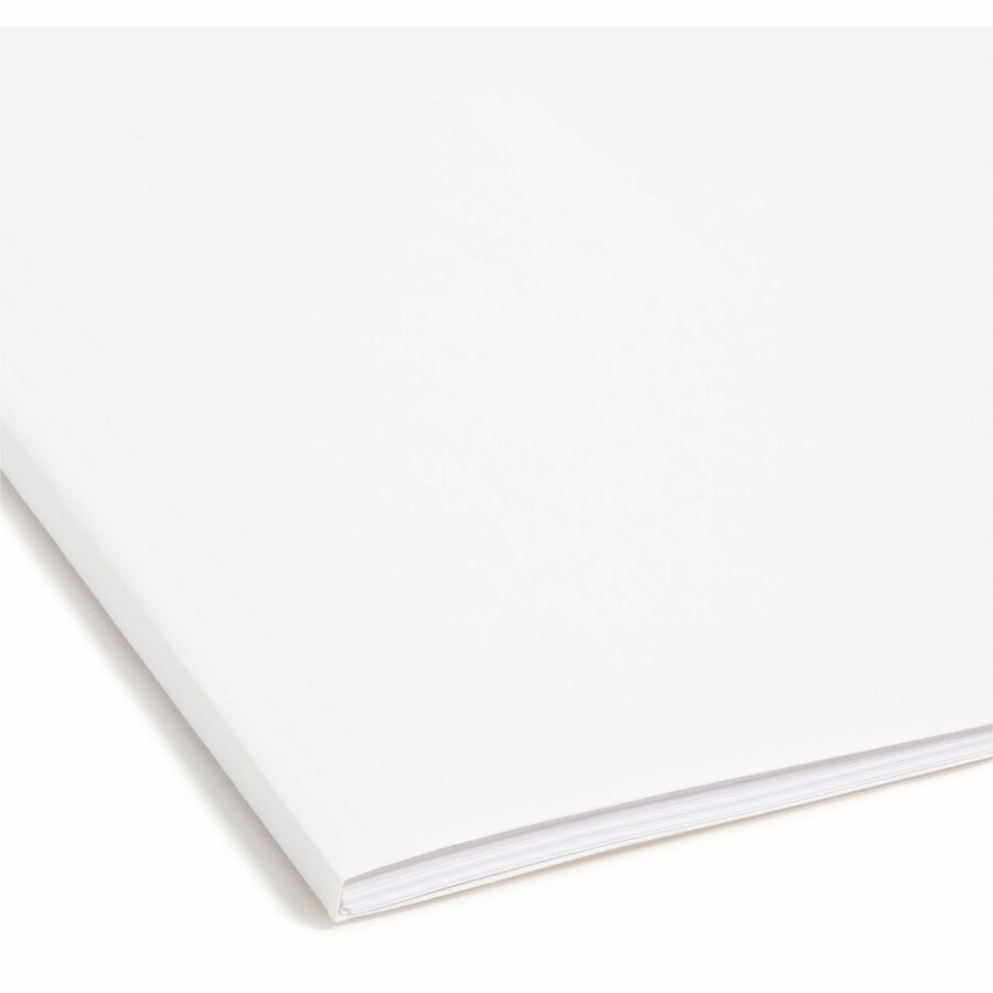 Smead FasTab 1/3 Tab Cut Letter Recycled Hanging Folder - 8 1/2" x 11" - Assorted Tab Position - 11 pt. - White - 10% Recycled - 20 / Box