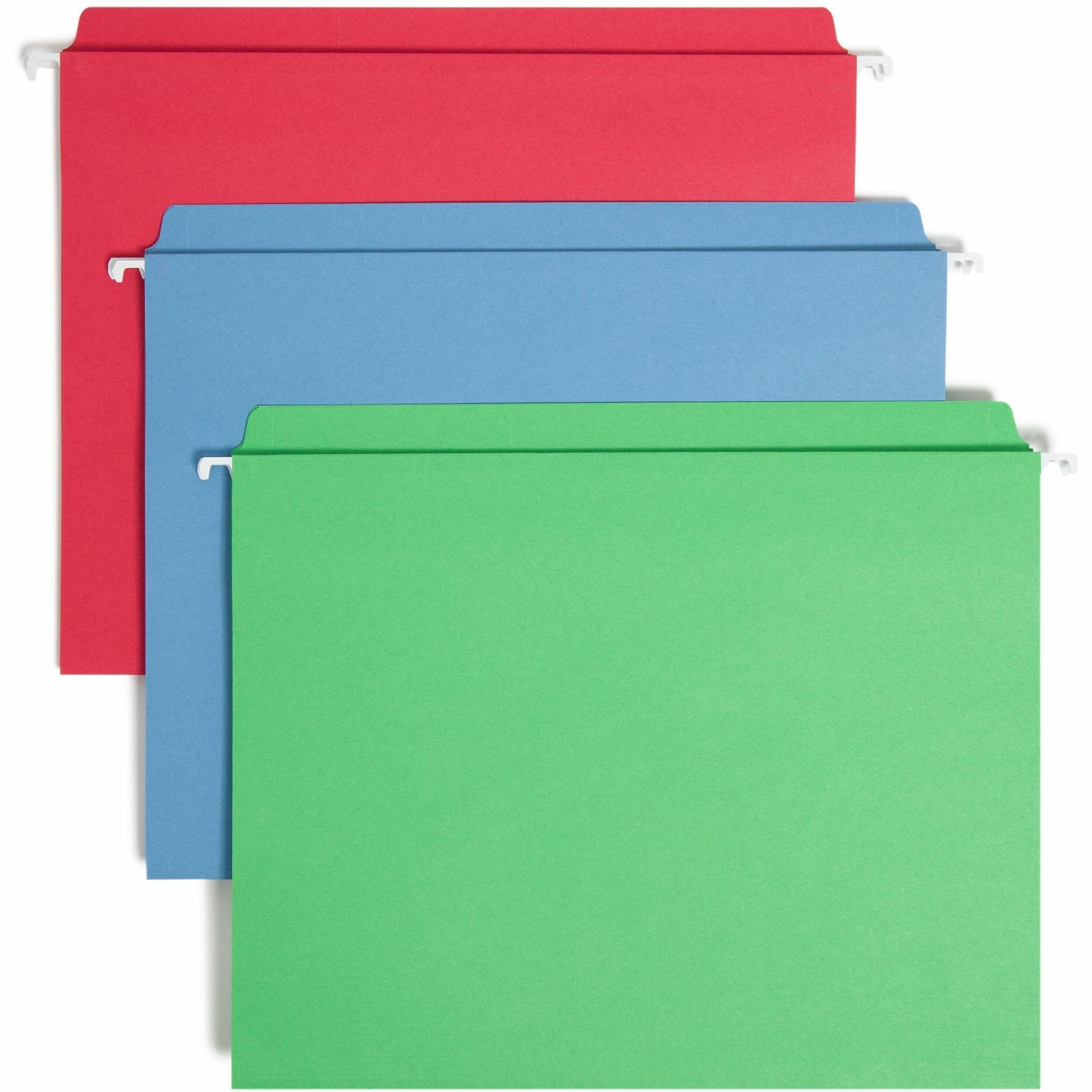 Smead FasTab Straight Tab Cut Letter Recycled Hanging Folder