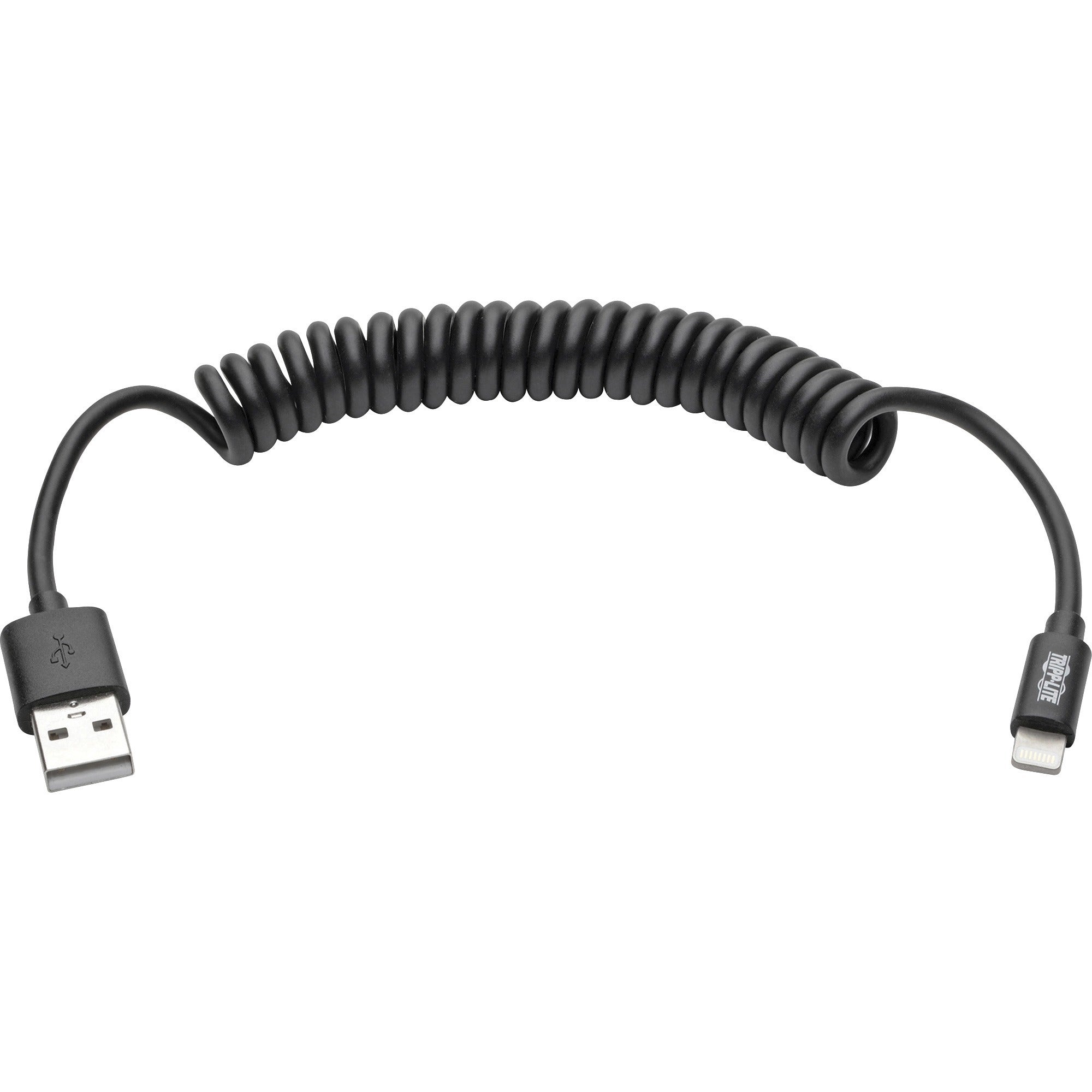 Tripp Lite by Eaton Lightning Connector USB Coiled Cable