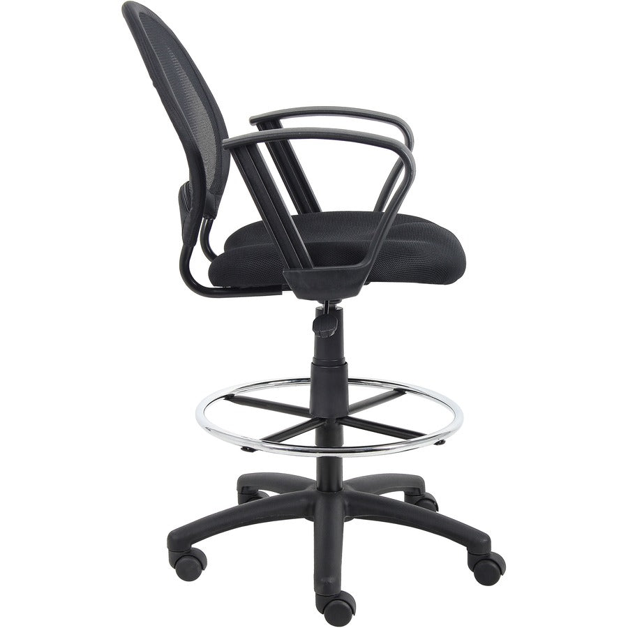 Boss Mesh Drafting Stool W/ Loop Arms