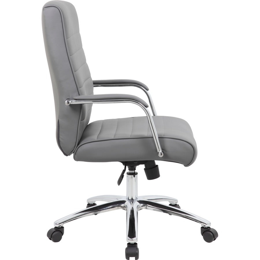 Boss Modern Executive Conference Chair-Ribbed Grey