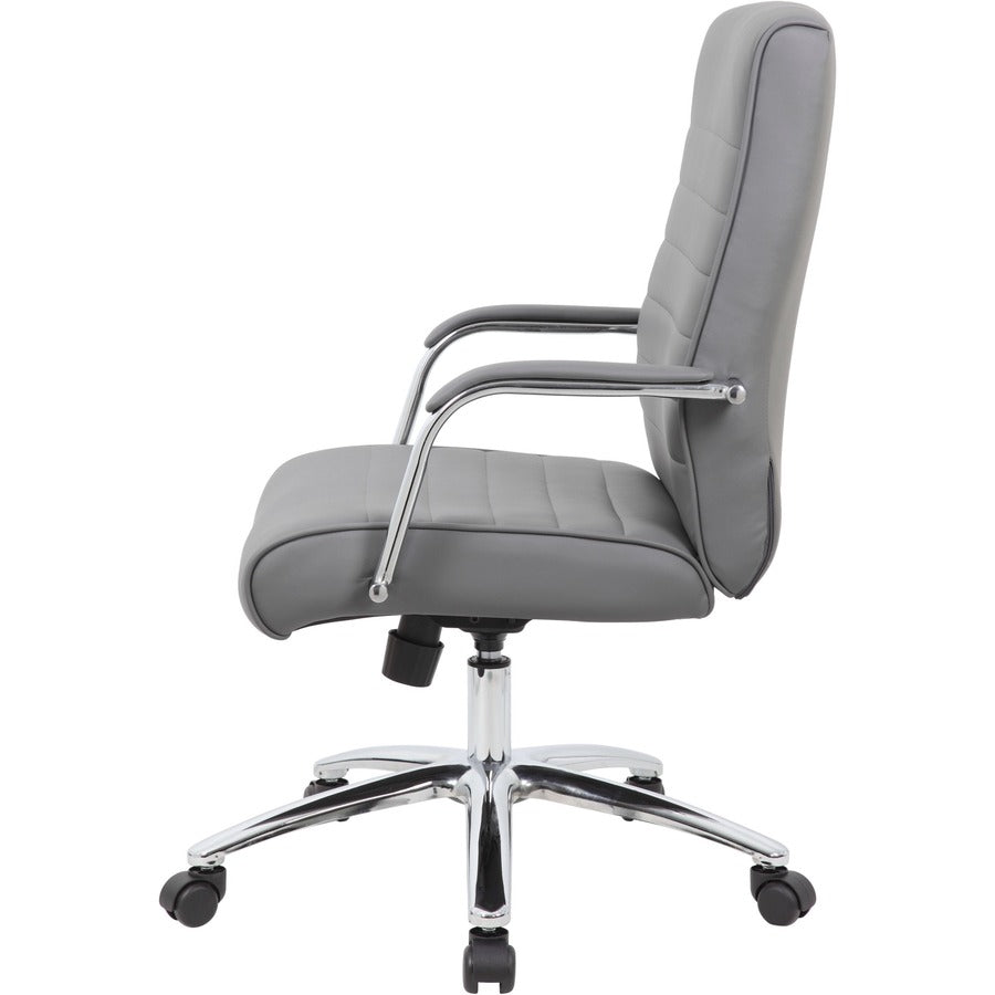Boss Modern Executive Conference Chair-Ribbed Grey