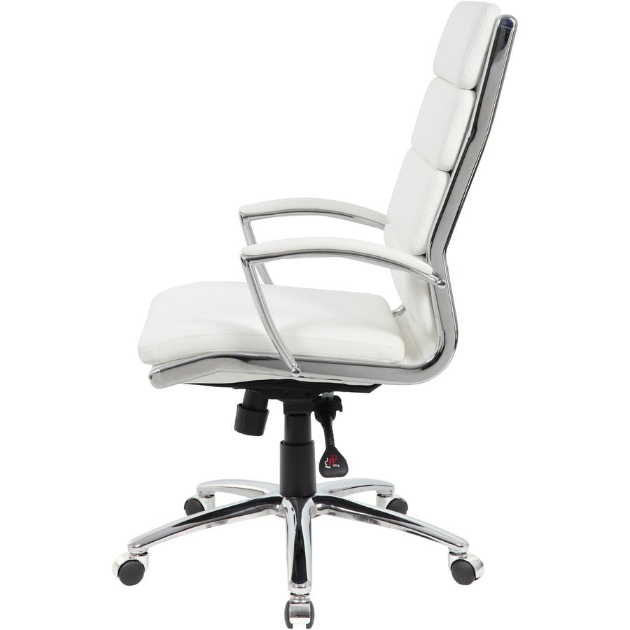 Boss Executive CaressoftPlus™ Chair with Metal Chrome Finish