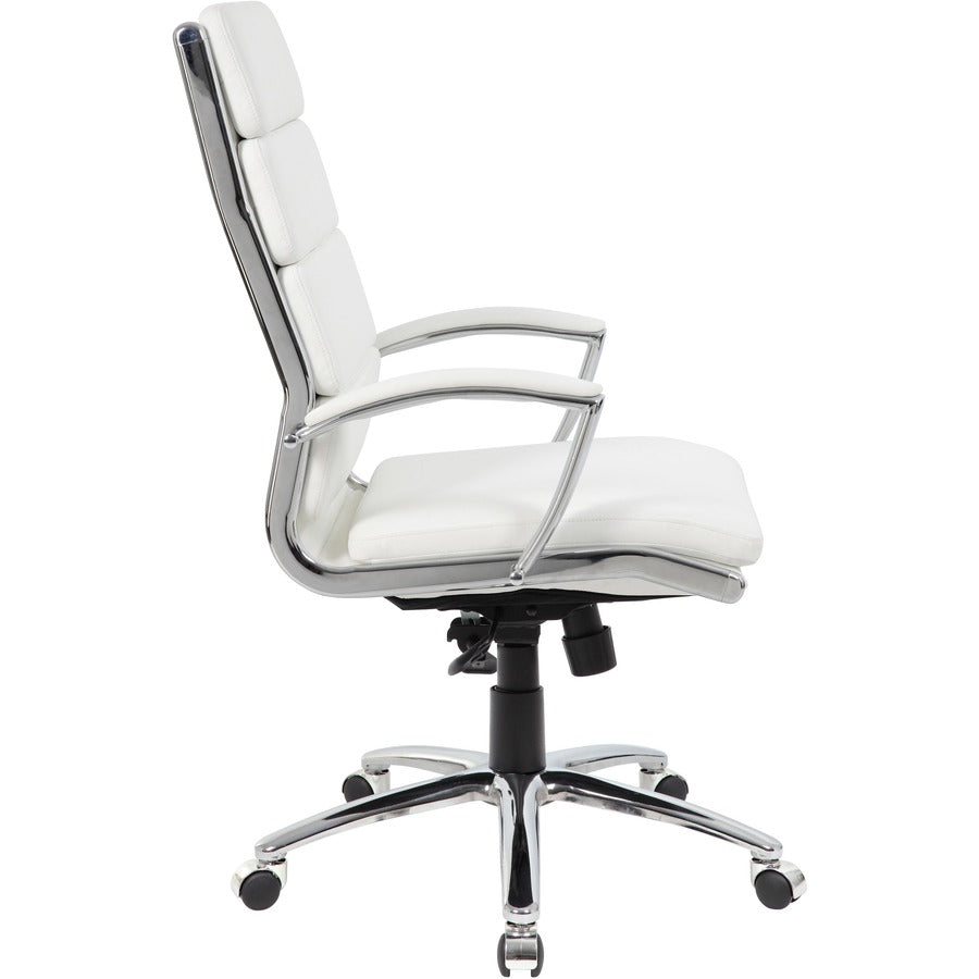 Boss Executive CaressoftPlus™ Chair with Metal Chrome Finish