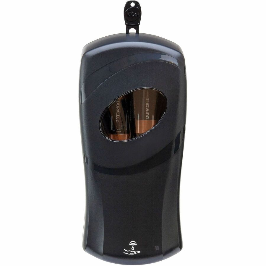 Dial FIT Touch-Free Dispenser - Automatic - 1.06 quart Capacity - Support 4 x D Battery - Refillable, Durable, Touch-free - Slate - 1 Each