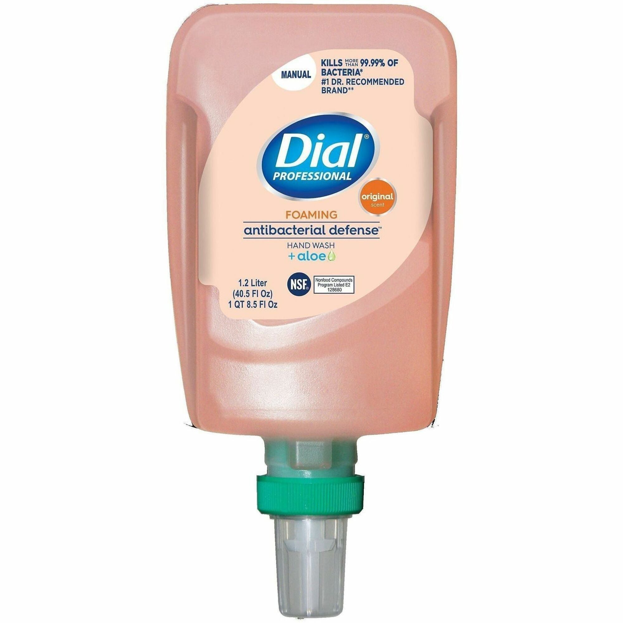 Original Scent - 1.27 quart - Pump Bottle Dispenser - Kill Germs - Hand - Moisturizing - Antibacterial - Peach - Non-drying - 3 / Carton