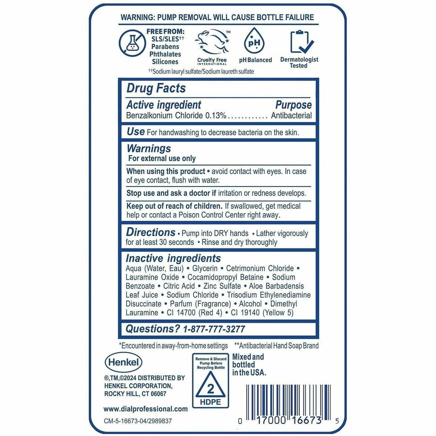 Original Scent - 1.06 quart - Touchless Dispenser - Kill Germs - Hand - Moisturizing - Antibacterial - Peach - Non-drying - 3 / Carton