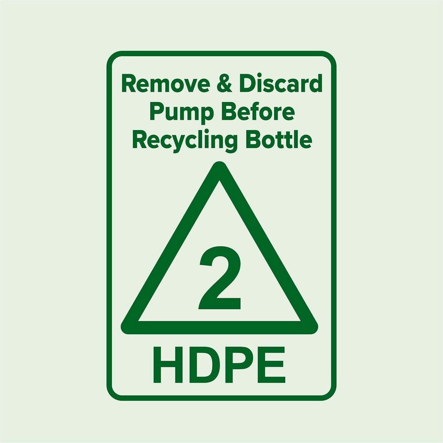 1.27 quart - Pump Bottle Dispenser - Kill Germs - Hand - Moisturizing - Green - 3 / Carton