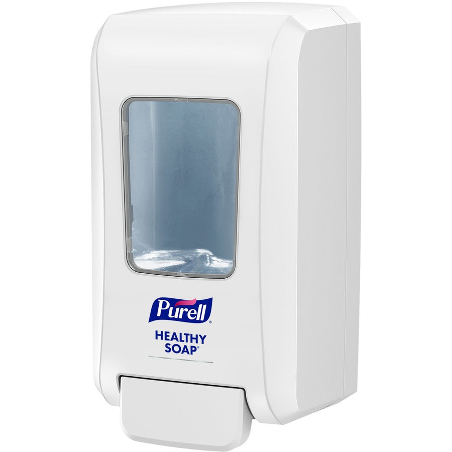 PURELL&reg; FMX-20 Foam Soap Dispenser - Manual - 2.11 quart Capacity - Site Window, Locking Mechanism, Durable, Wall Mountable, Rugged - White - 6 / Carton