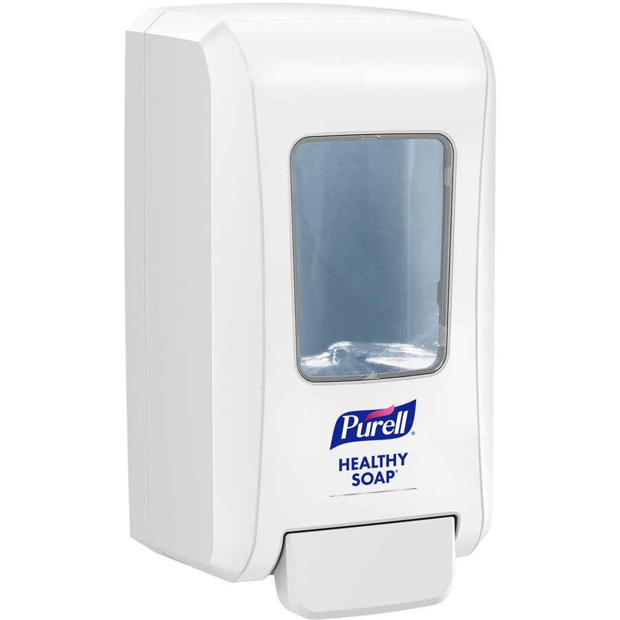 PURELL&reg; FMX-20 Foam Soap Dispenser - Manual - 2.11 quart Capacity - Site Window, Locking Mechanism, Durable, Wall Mountable, Rugged - White - 6 / Carton