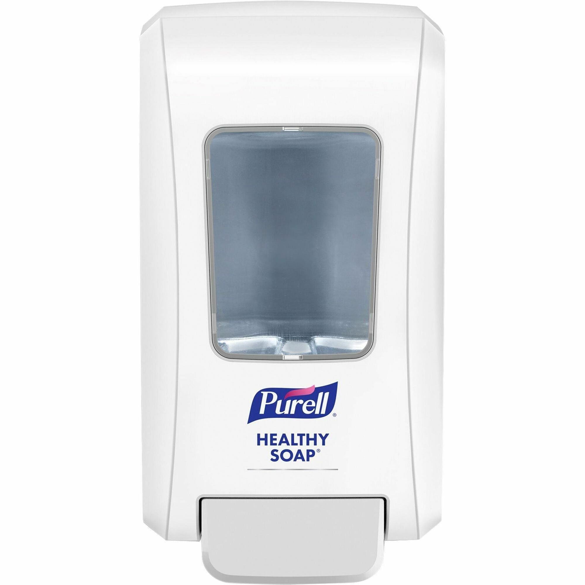 PURELL&reg; FMX-20 Foam Soap Dispenser - Manual - 2.11 quart Capacity - Site Window, Locking Mechanism, Durable, Wall Mountable, Rugged - White - 6 / Carton