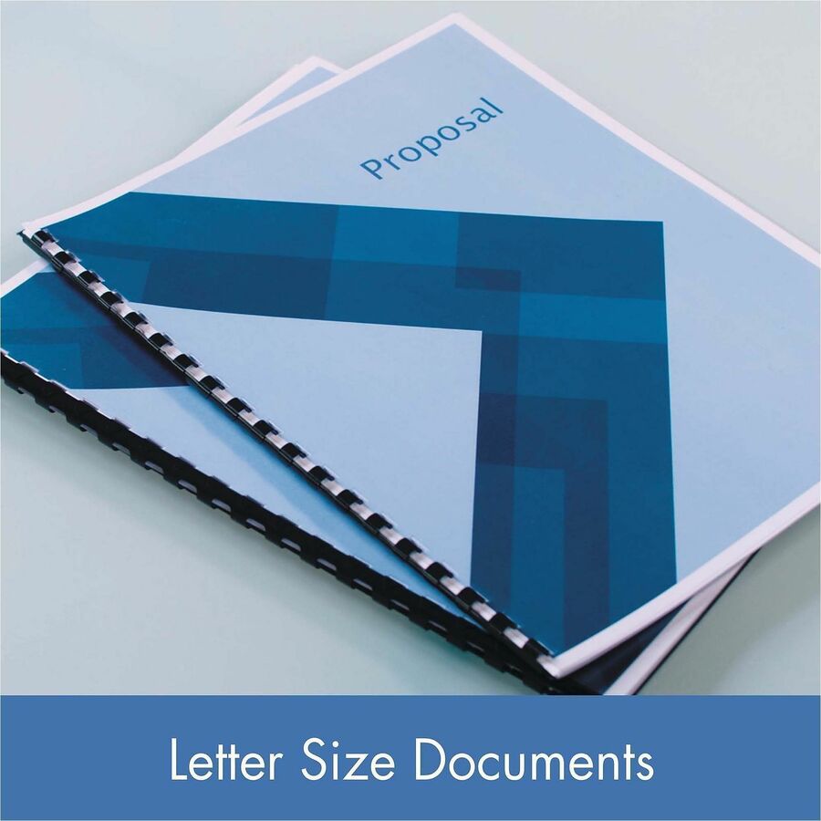 Mead CombBind Binding Spines - 0.75" Maximum Capacity - 150 x Sheet Capacity - For Letter 8 1/2" x 11" Sheet - Plastic - 125 / Box