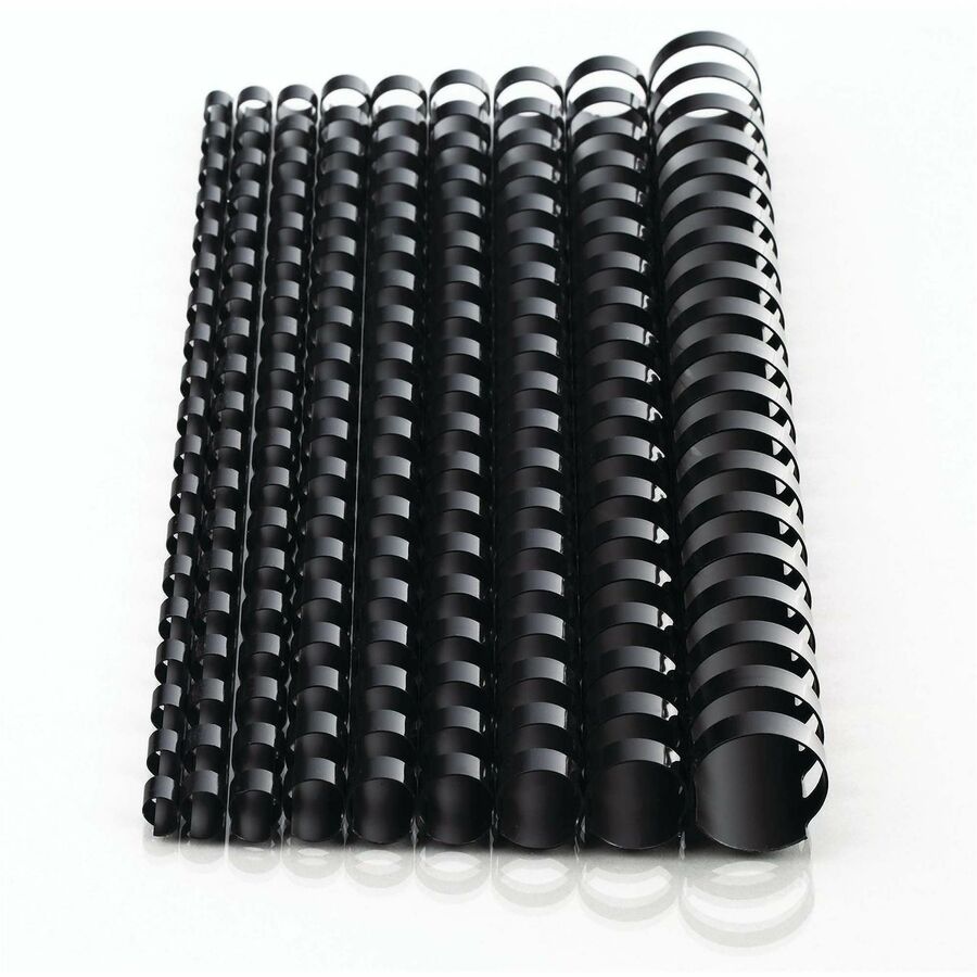 Mead CombBind Binding Spines - 0.56" Maximum Capacity - 105 x Sheet Capacity - For Letter 8 1/2" x 11" Sheet - Plastic - 125 / Box