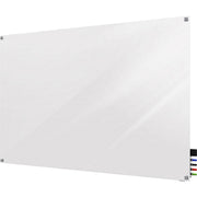 Ghent Harmony Glass Dry Erase Board, 36" x 24", Tempered Glass, White, Magnetic, Square Corners, Accessory Holder, Stain & Ghost Resistant, Recyclable, 1 Each