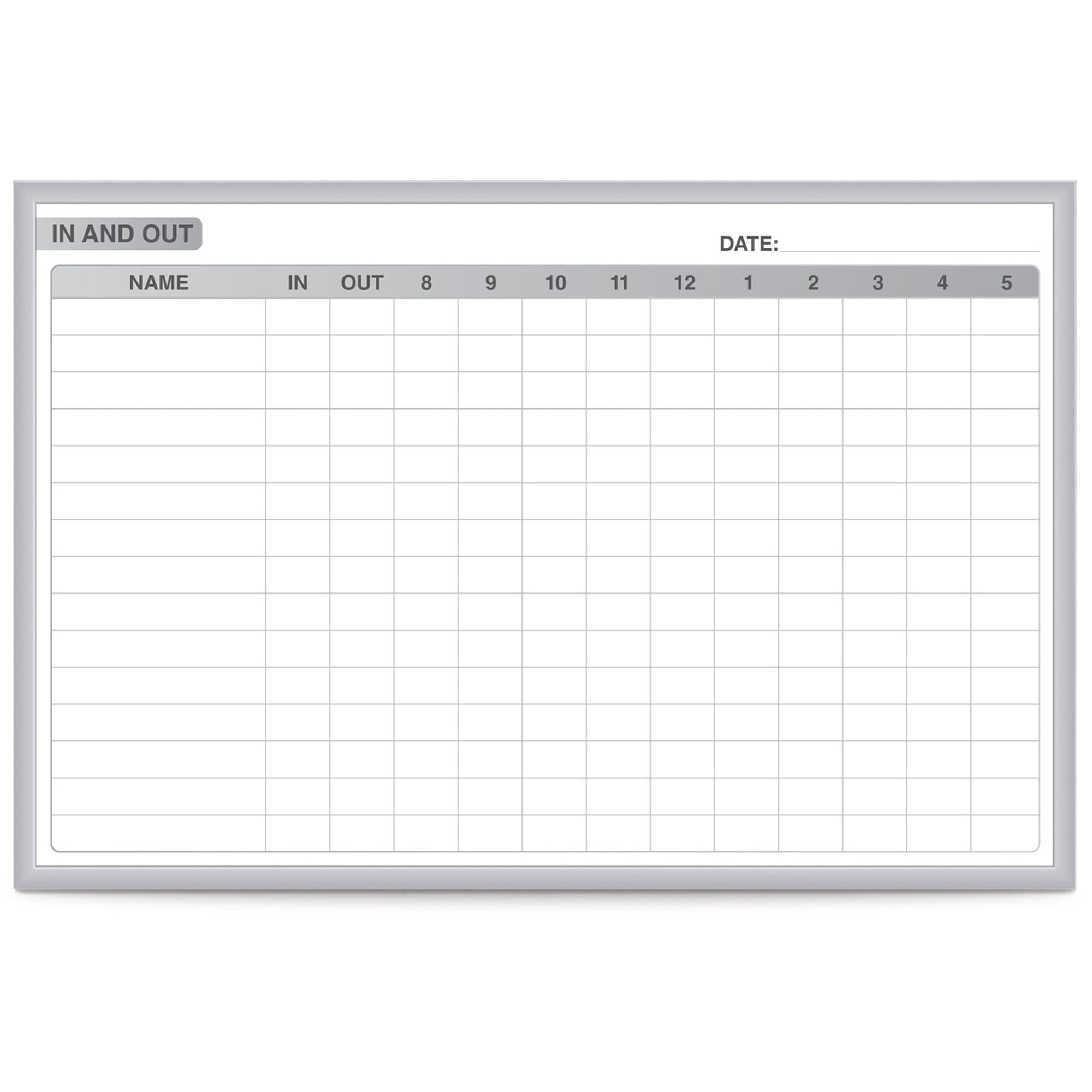 Ghent Dry Erase Board, 48" x 36", White Steel Surface, Satin Aluminum Frame, Magnetic, Stain/Ghost/Fade Resistant, Accessory Tray, 1 Each