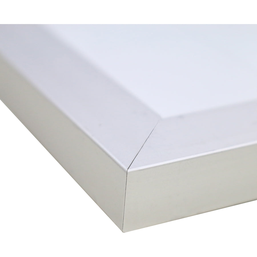 Ghent M1 Dry Erase Board, 120" x 48", White Porcelain Surface, Satin Aluminum Frame, Magnetic, Accessory Tray, 1 Each