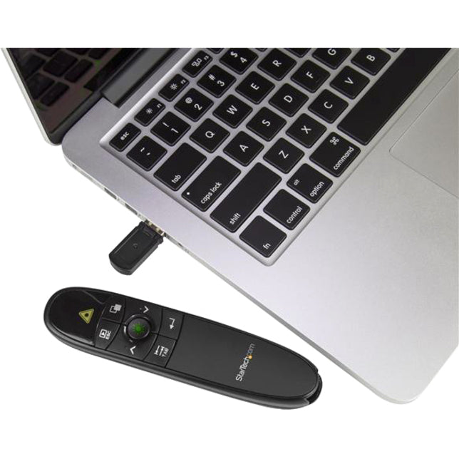 StarTech.com Wireless Presentation Remote with Green Laser Pointer - 90 ft. (27 m)