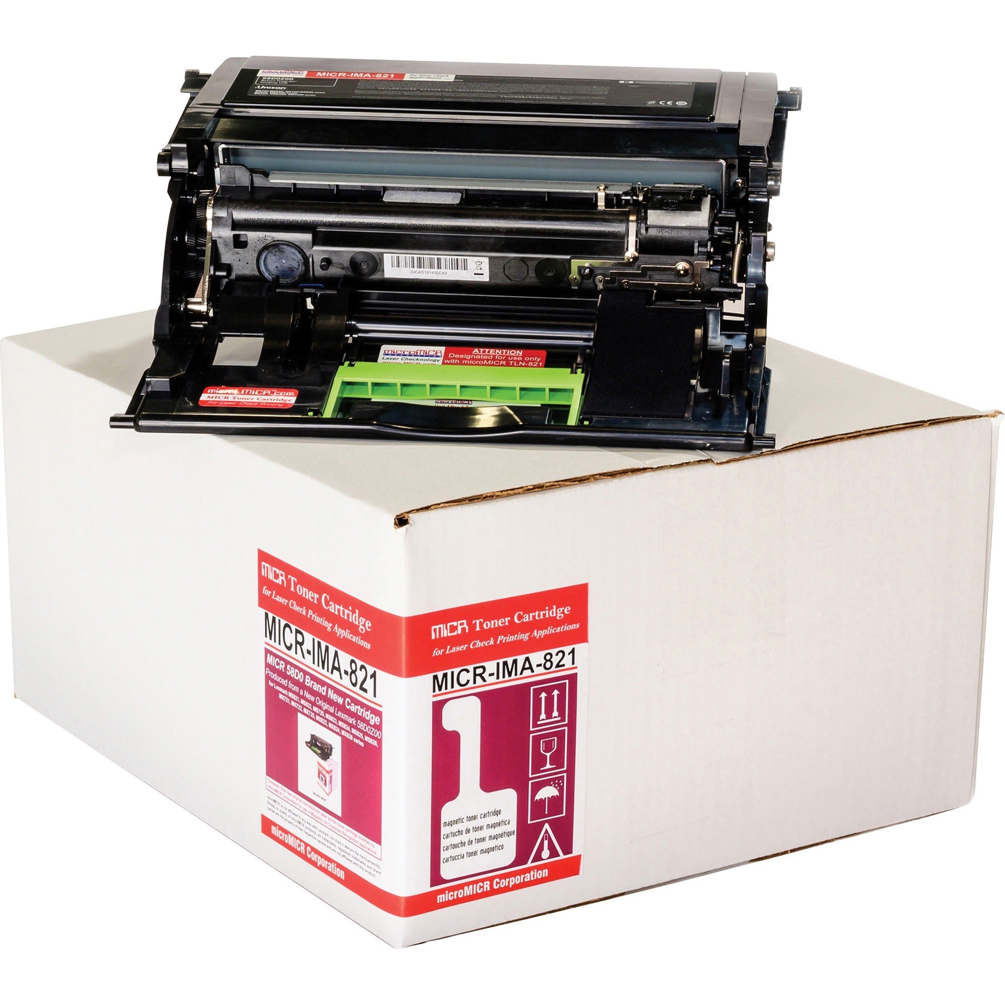 microMICR MICR Laser Toner Cartridge 58D0Z00 - Black - 1 Each