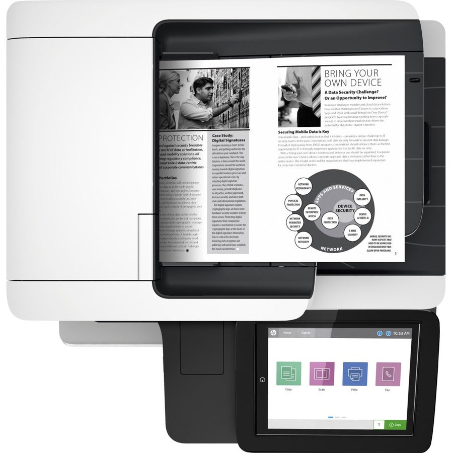 HP LaserJet M528dn Laser Multifunction Printer - Monochrome