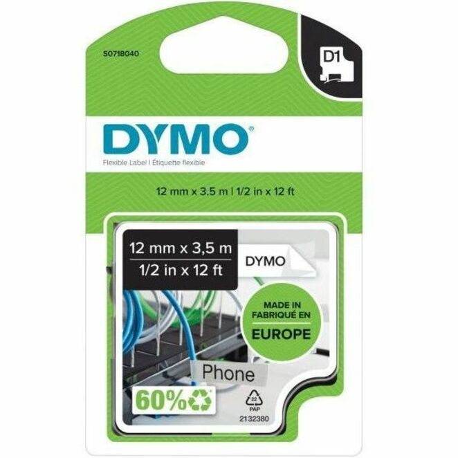 Dymo D1 Flexible Nylontape 12mm